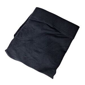 Old Navy Blackjack Jersey Leggings Size M Black Mid Rise Cotton Stretch Coquette